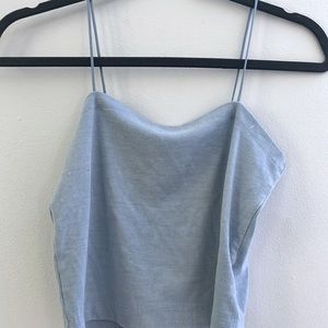 light blue tank